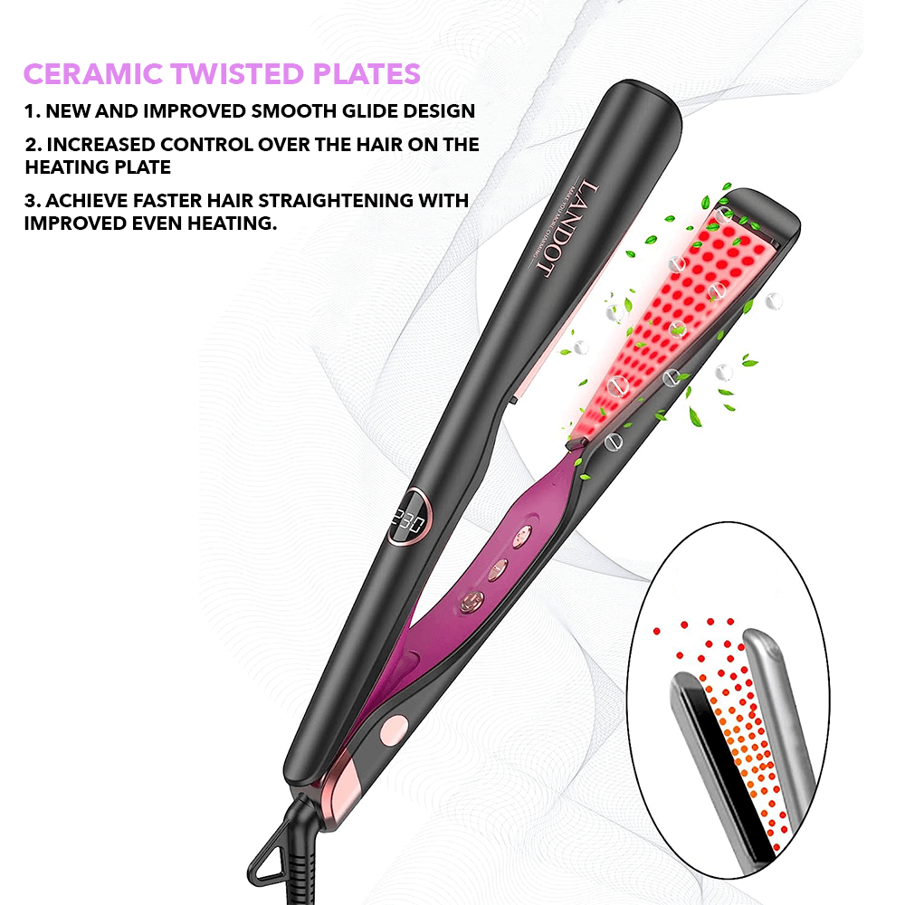 Twist n' Curl Straightener™ (2-in-1 Straightener and Curler) - Faisly